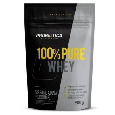 Whey 100% Pure Probiotica Whey 900g Refil – Probiotica