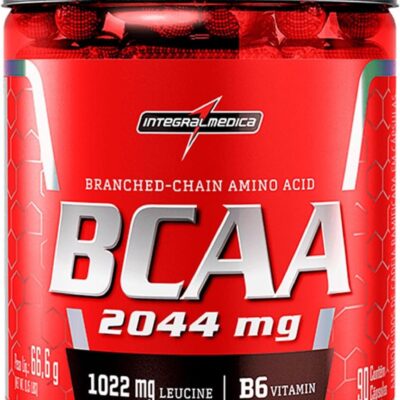 Aminoácidos Essenciais BCAA 2044mg 90 cápsulas – Para Energia e Desempenho – Integralmedica